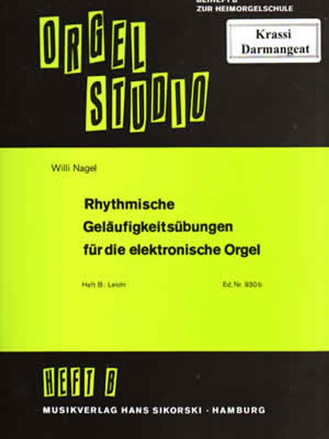 Orgel Studio Rhytmische Geläufigkeitsübungen B: